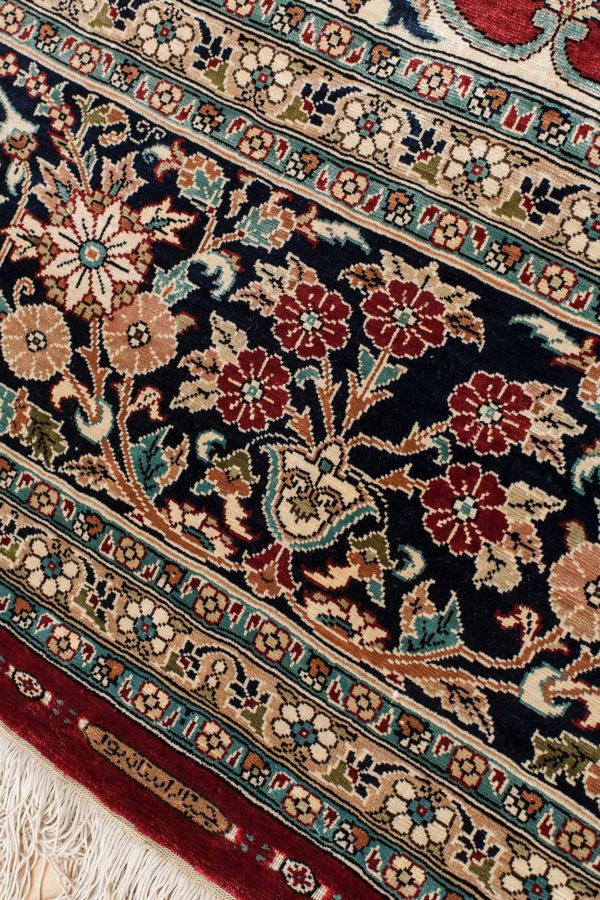 Exquisite and Fine, Signed Turkish Rug at Essie Carpets, Mayfair London