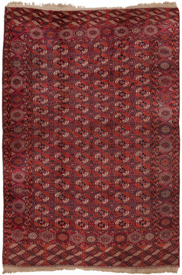 Antique Tekke Turkmen Carpet at Essie Carpets, Mayfair London