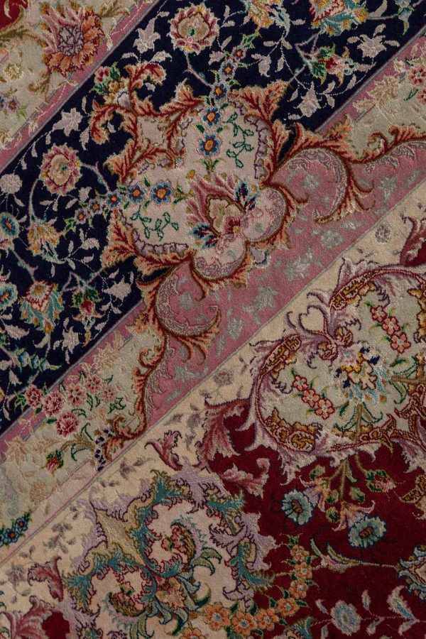 Extremely Fine Signed Persian Tabriz Carpet at Essie Carpets, Mayfair London