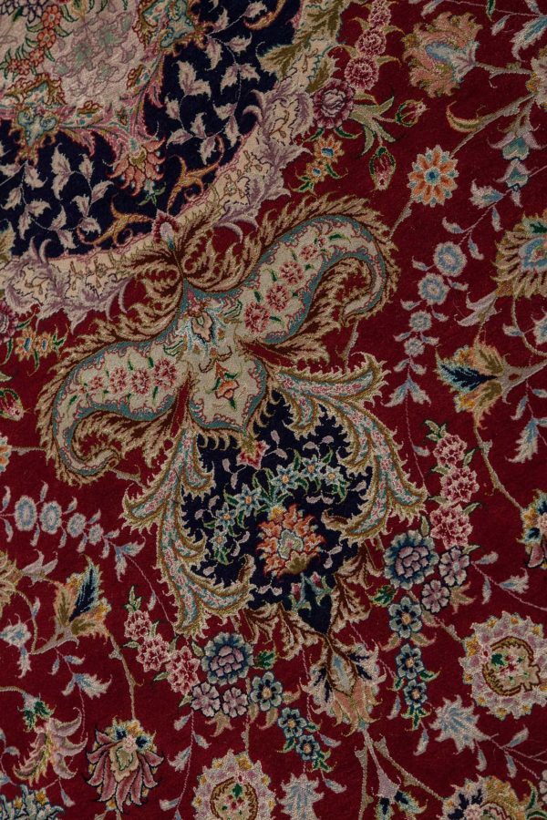 Extremely Fine Signed Persian Tabriz Carpet at Essie Carpets, Mayfair London