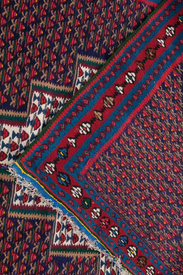 Extremely Fine Persian Senneh Kilim Kilim at Essie Carpets, Mayfair London