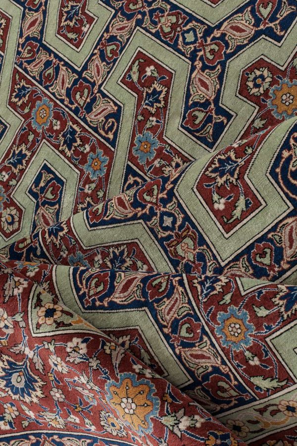 Unusual Fine Persian Esfahan Rug at Essie Carpets, Mayfair London