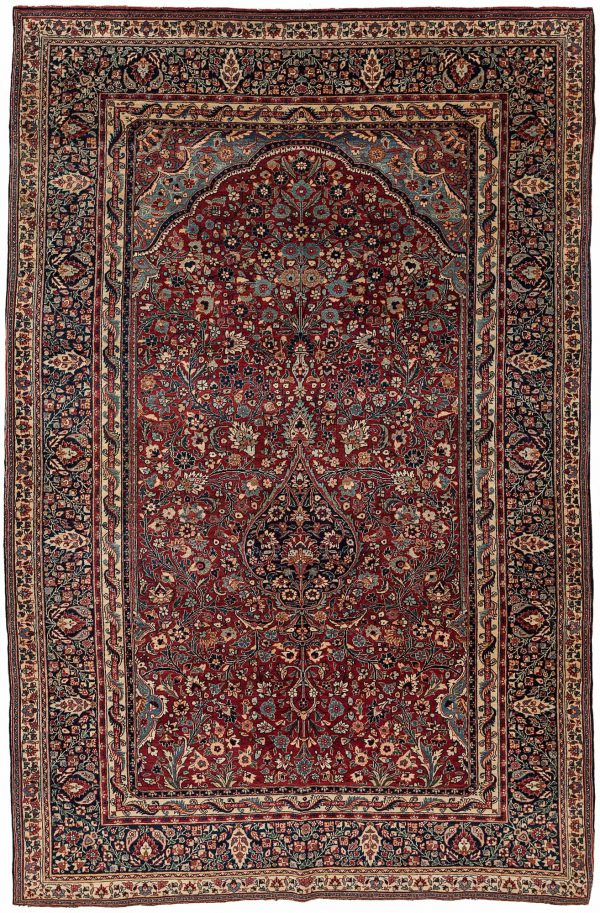 Antique Khorasan Kerman Rug at Essie Carpets, Mayfair London
