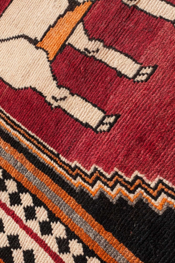 Ram Persian Qashqai Gabbeh Rug at Essie Carpets, Mayfair London