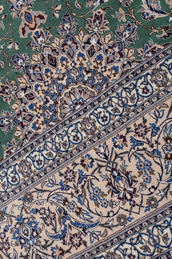 Extremely Fine, Signed Persian Nain Carpet at Essie Carpets, Mayfair London