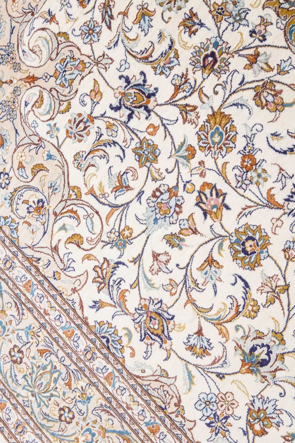 Fine Signed Persian Kashan Rug at Essie Carpets, Mayfair London