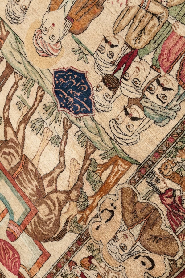 Signed Persian Ravar Kerman Rug at Essie Carpets, Mayfair London