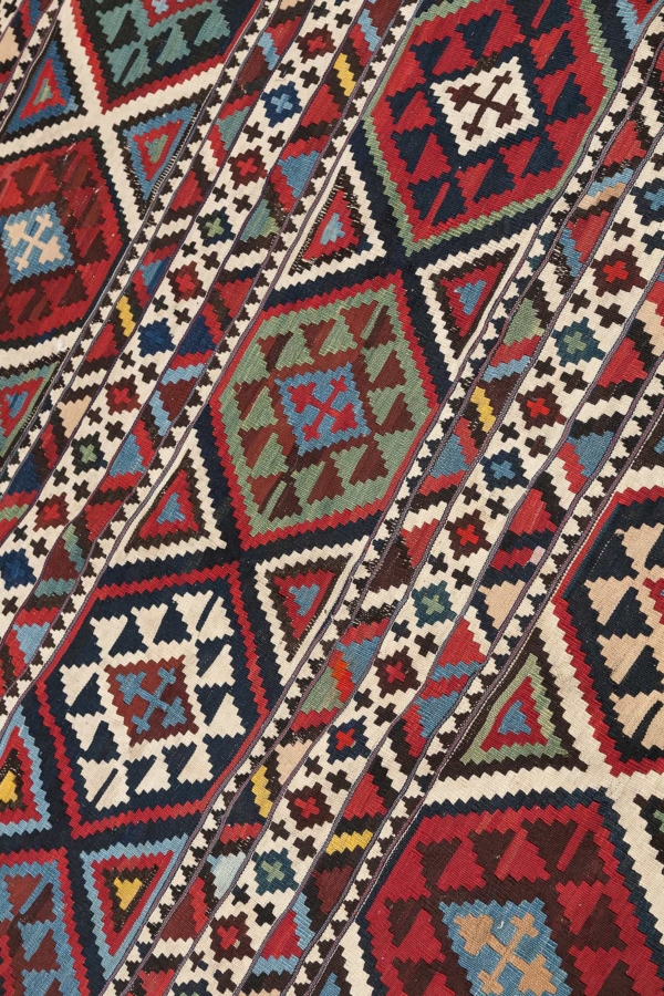 Antique Russian Shirvan  Kilim at Essie Carpets, Mayfair London