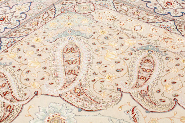 Signed original Fine Tabriz  Carpet at Essie Carpets, Mayfair London