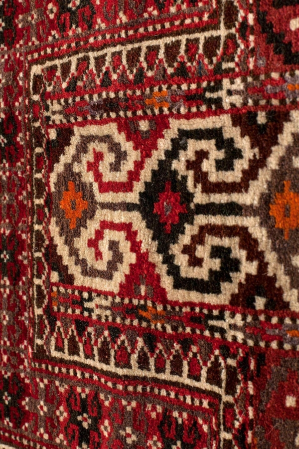 Very Old Turkoman Mihrab Rug at Essie Carpets, Mayfair London