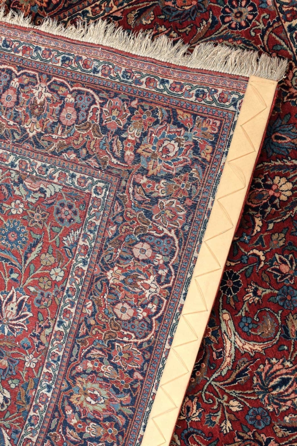 Old Kashan Vibrant Vivid colours Rug at Essie Carpets, Mayfair London