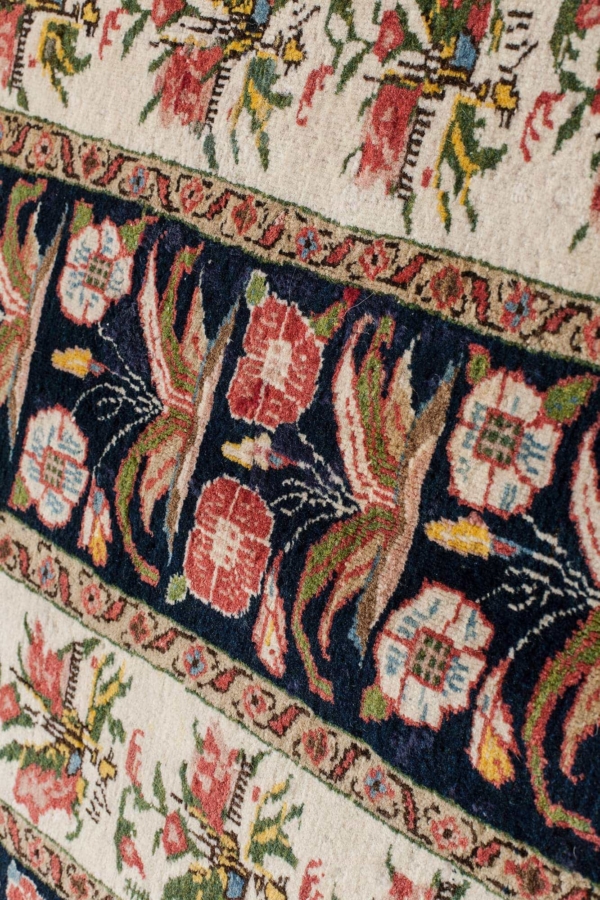 Persian Qum Moharamat Rug at Essie Carpets, Mayfair London