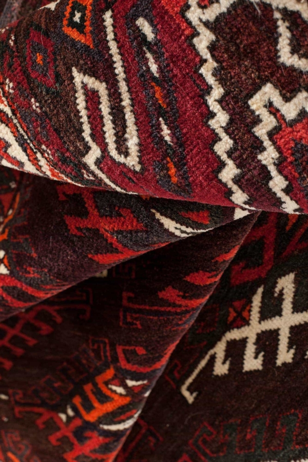 Very Old Yomut Turkmen Rug at Essie Carpets, Mayfair London
