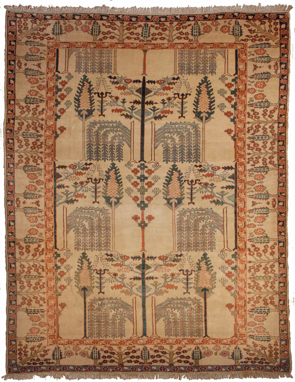Unusual Fine Persian Heriz Carpet at Essie Carpets, Mayfair London