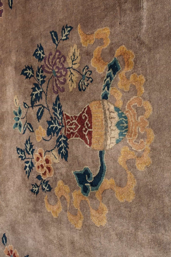 Old Square Chinese Carpet at Essie Carpets, Mayfair London