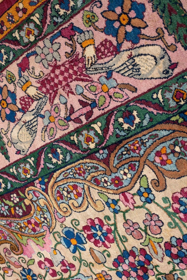 Very Unusual and Rare Fish Carpet at Essie Carpets, Mayfair London