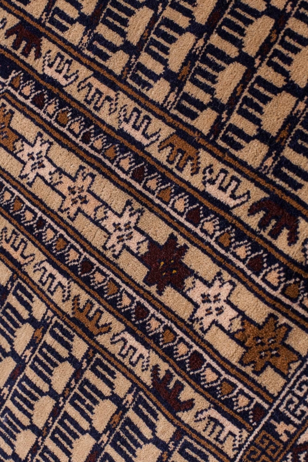 Afghan Hatchli D Rug at Essie Carpets, Mayfair London