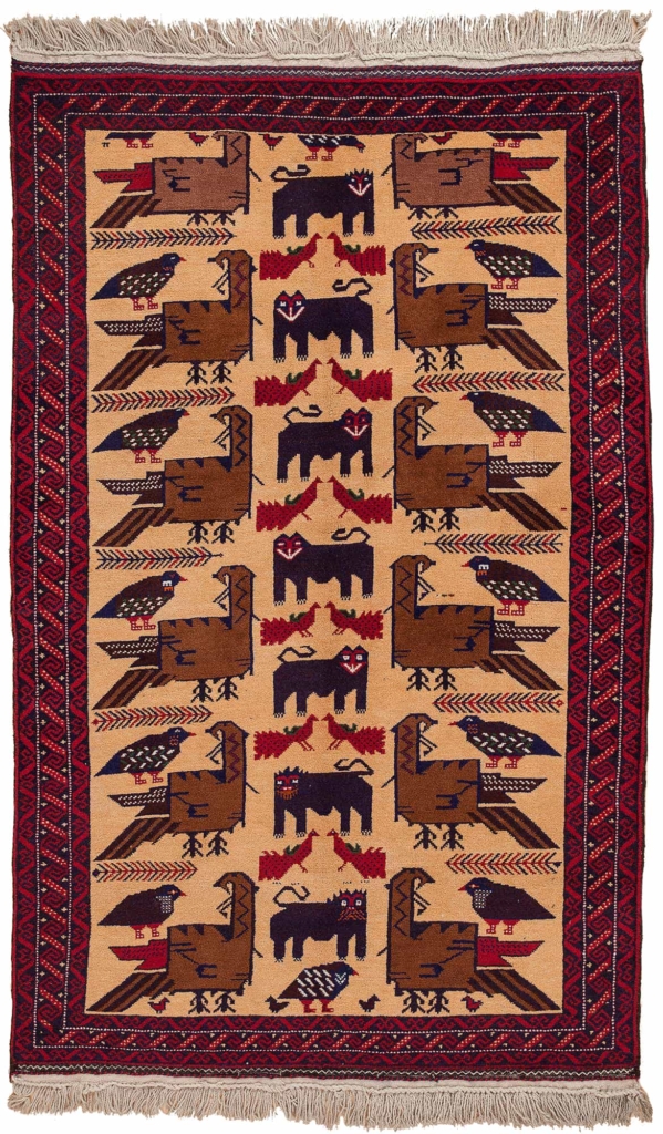 Persian Baluch Rug at Essie Carpets, Mayfair London