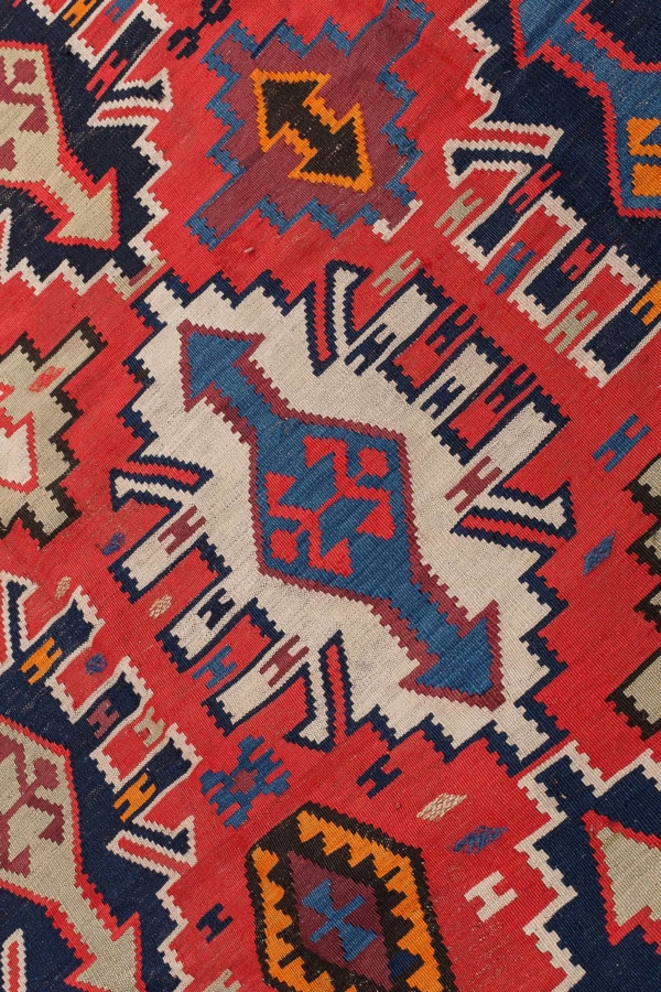 Very Old Russian Kilim at Essie Carpets, Mayfair London