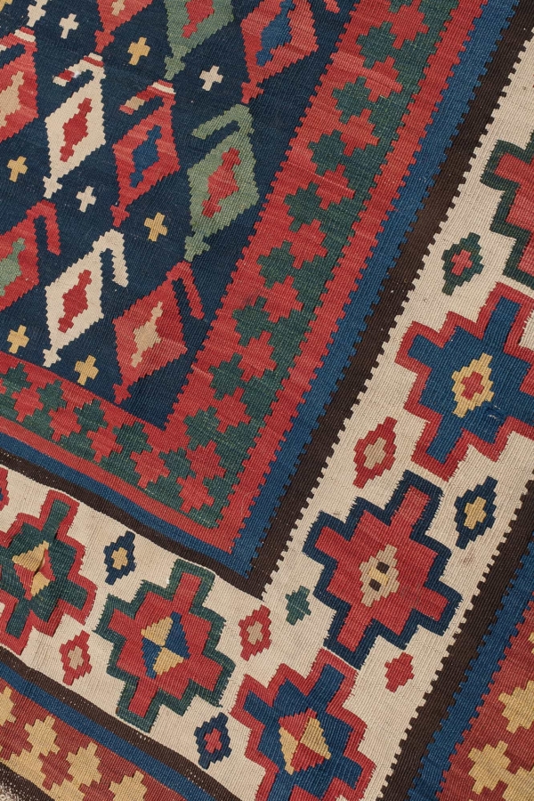 Antique Shirvan  Kilim at Essie Carpets, Mayfair London