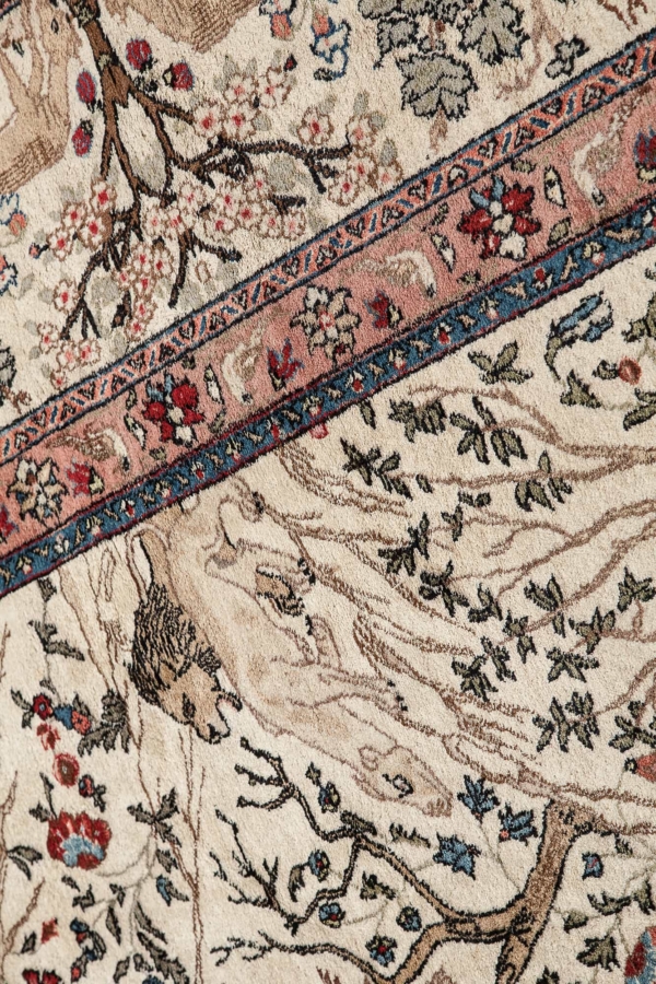 Hunters Fine Persian Tabriz Tree of Life  Carpet at Essie Carpets, Mayfair London