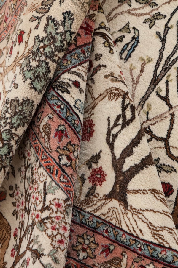 Hunters Fine Persian Tabriz Tree of Life  Carpet at Essie Carpets, Mayfair London