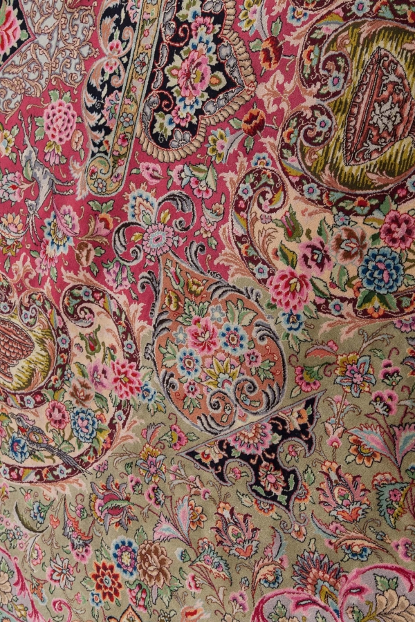 Oval Persian Tabriz Carpet at Essie Carpets, Mayfair London