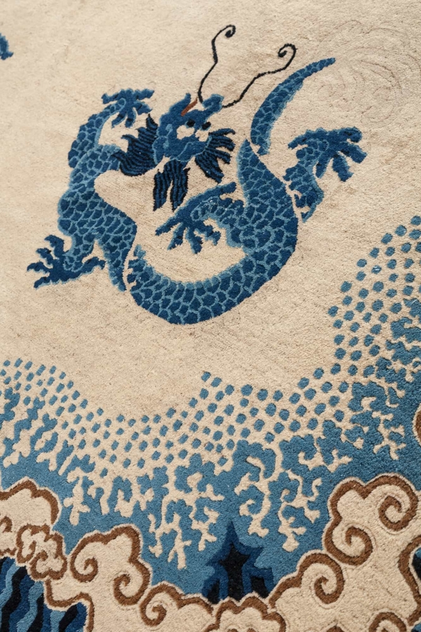 Square Chinese Rug at Essie Carpets, Mayfair London