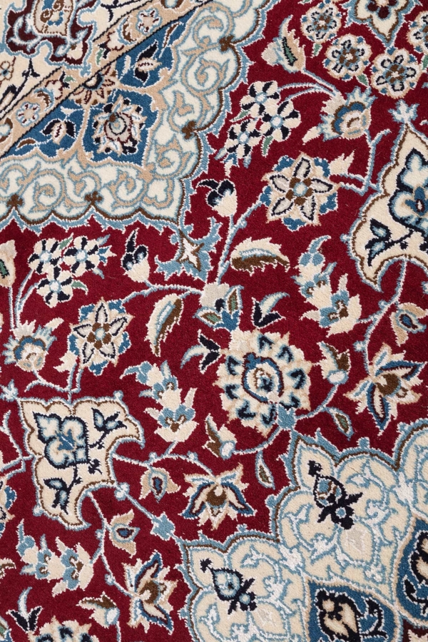 Fine Round Persian Nain Rug at Essie Carpets, Mayfair London
