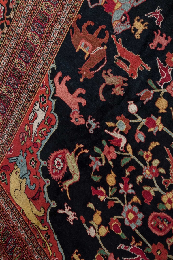 Antique Dorokhsh Tree of Life Carpet at Essie Carpets, Mayfair London