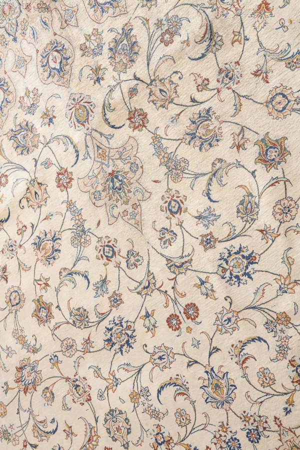 Very Fine Signed Persian Kashan Carpet at Essie Carpets, Mayfair London