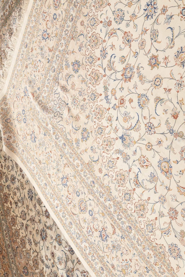 Very Fine Signed Persian Kashan Carpet at Essie Carpets, Mayfair London