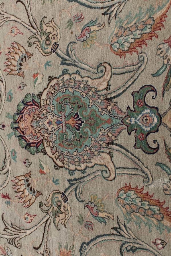 Very Fine Old Tabriz Signed  Rug at Essie Carpets, Mayfair London