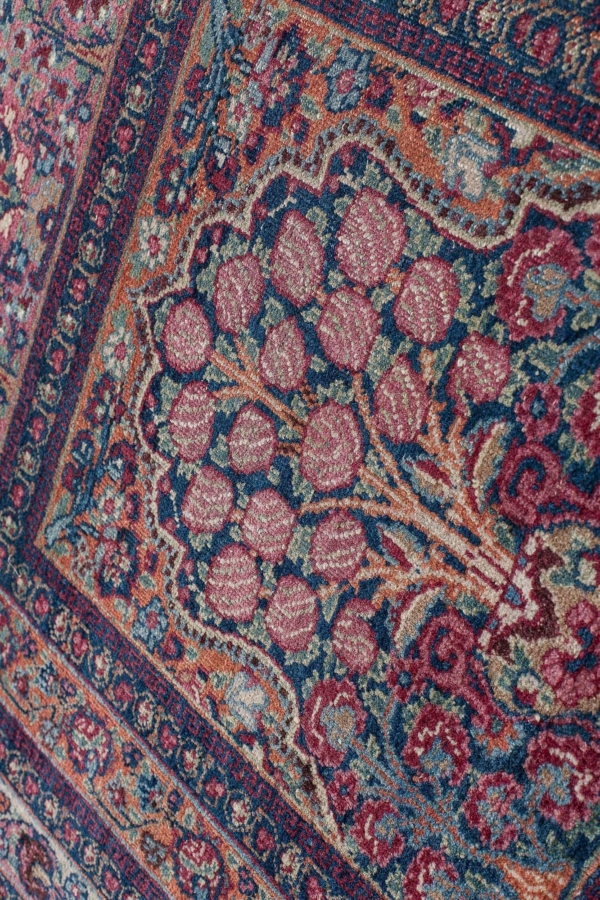 Antique Persian Mashad Carpet at Essie Carpets, Mayfair London
