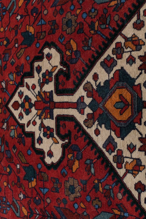 Old Persian Saruk Signed and Dated Rug at Essie Carpets, Mayfair London