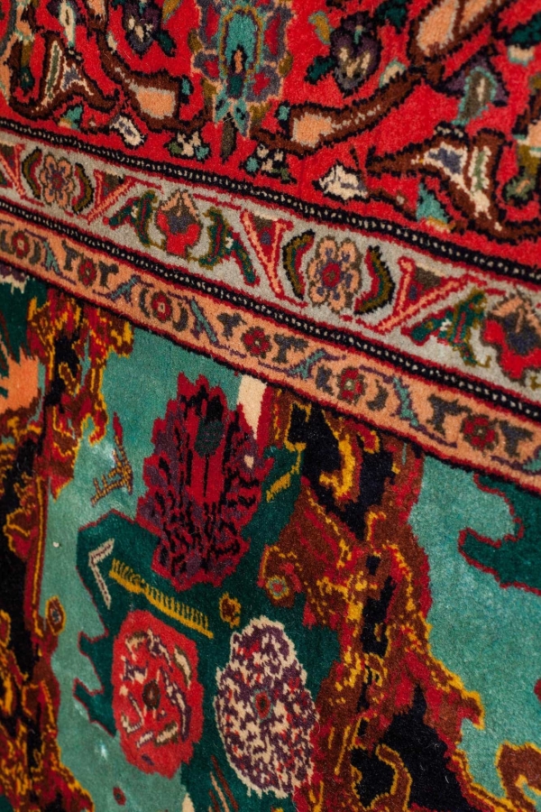 Fine Persian Senneh Gol Farangi  Carpet at Essie Carpets, Mayfair London