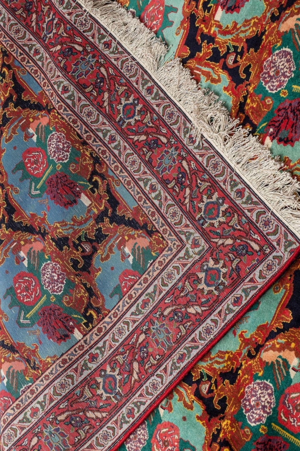 Fine Persian Senneh Gol Farangi  Carpet at Essie Carpets, Mayfair London