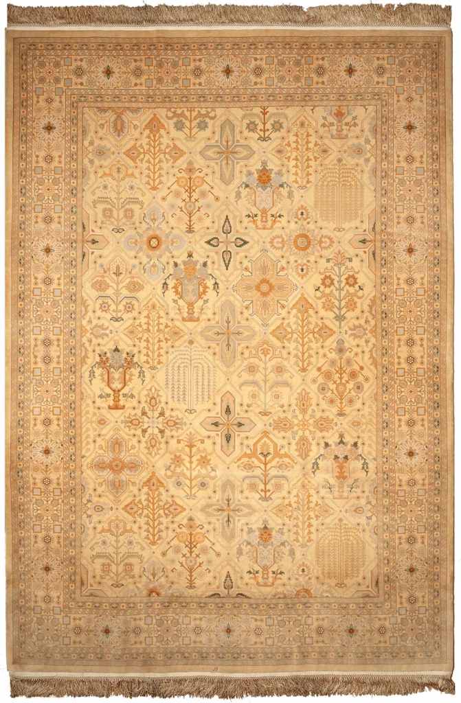 Fine Persian Signed Tabriz Rug at Essie Carpets, Mayfair London