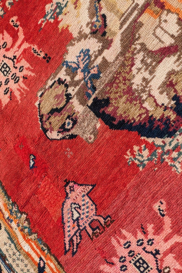 Caucasian Karabakh Pictorial Rug at Essie Carpets, Mayfair London