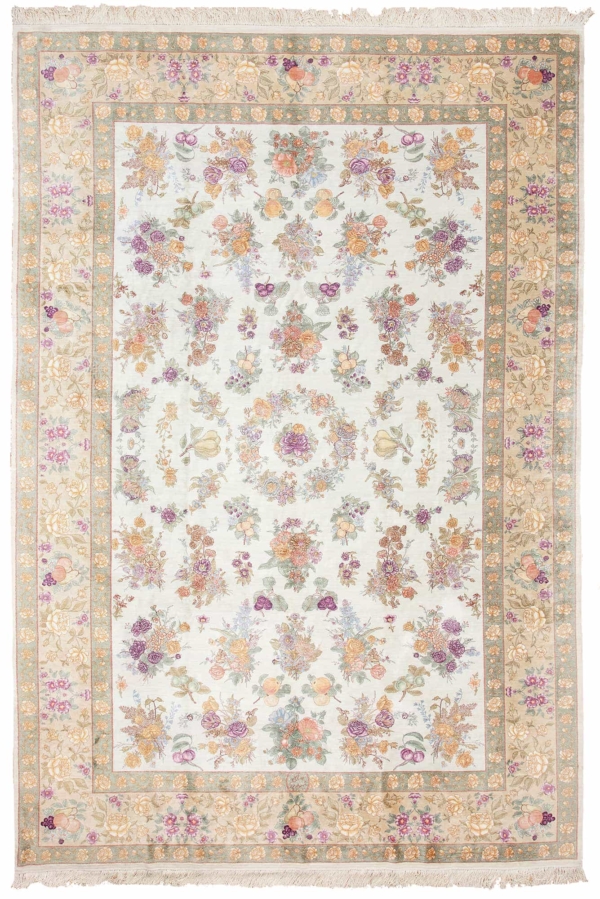 Extremely Fine Signed PersianTabriz Rug at Essie Carpets, Mayfair London