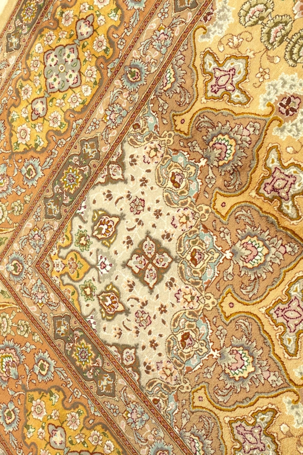 Extremely Fine, Signed Persian Tabriz Carpet at Essie Carpets, Mayfair London