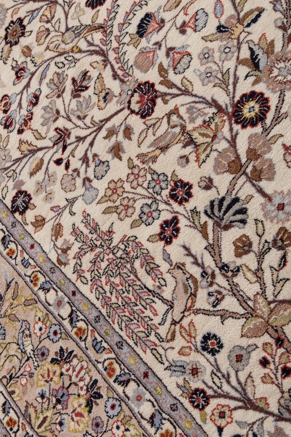 Tree of Life Fine Persian Kashan  Rug at Essie Carpets, Mayfair London