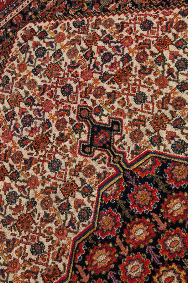 Antique Persian Senneh Rug at Essie Carpets, Mayfair London