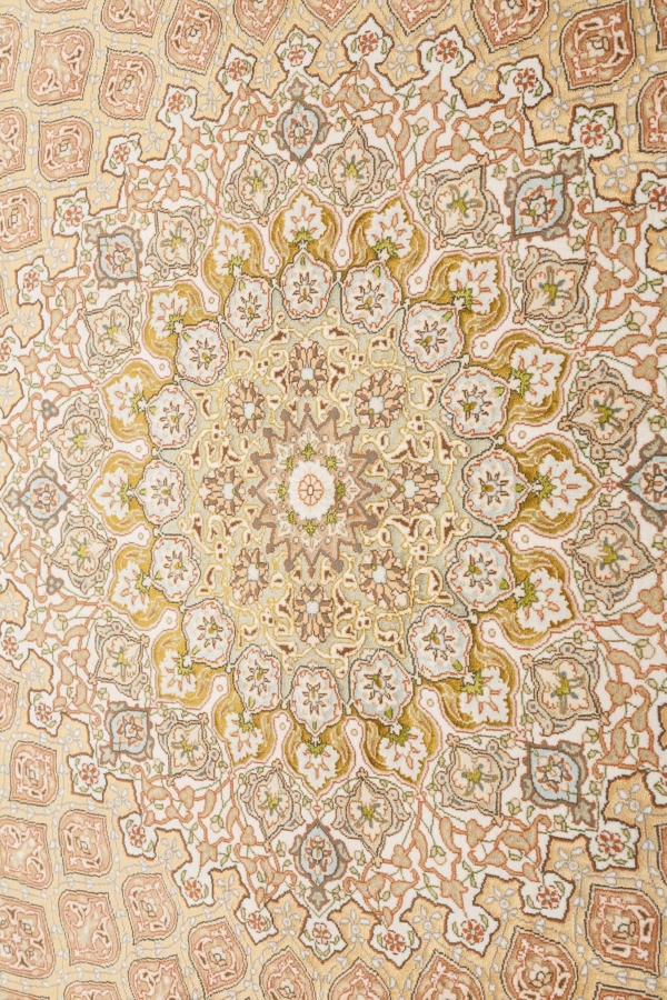 Fine Square Persian Tabriz Rug at Essie Carpets, Mayfair London