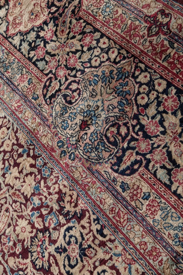 Persian Ravar Kerman Carpet at Essie Carpets, Mayfair London