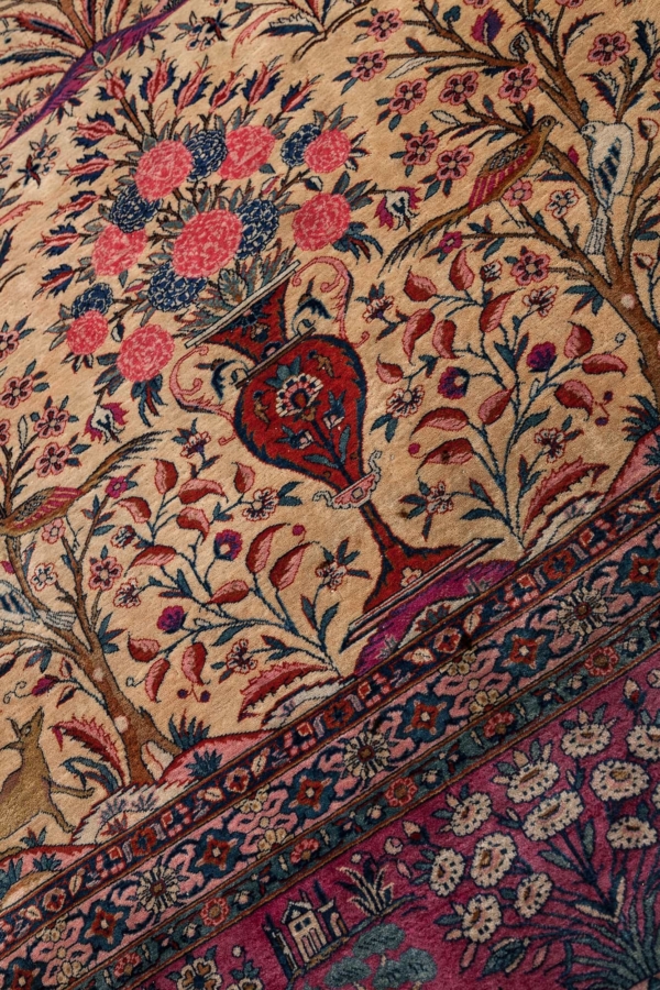 Exceptionally Fine Persian Kashan Carpet at Essie Carpets, Mayfair London