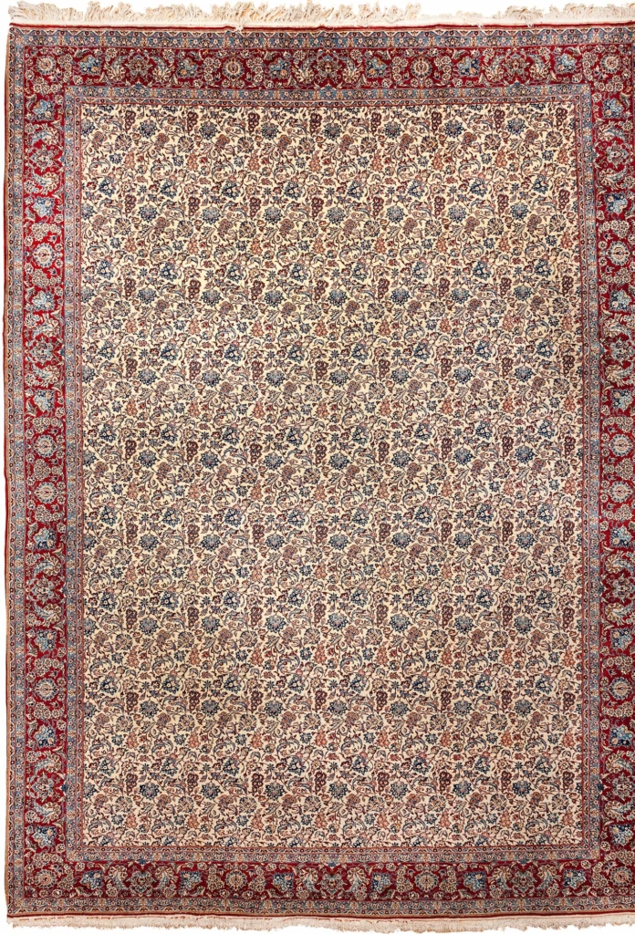 Extremely Fine Persian Tudeshk Carpet at Essie Carpets, Mayfair London
