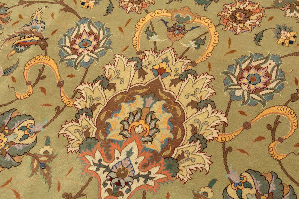 Signed Persian Tabriz Carpet