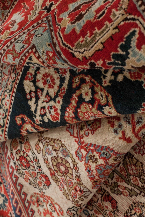 Antique Persian Qashqai Rug at Essie Carpets, Mayfair London