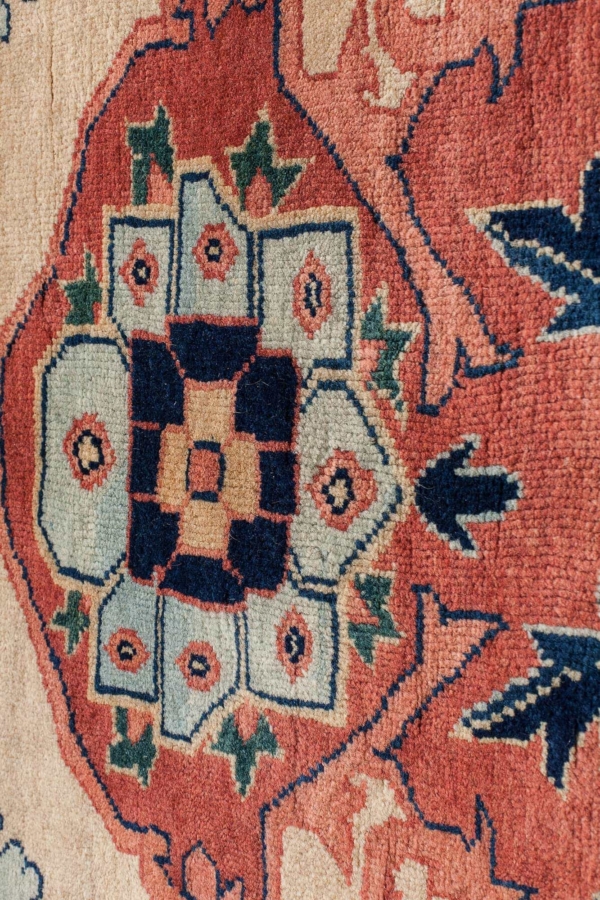 Persian Heriz Square Rug at Essie Carpets, Mayfair London
